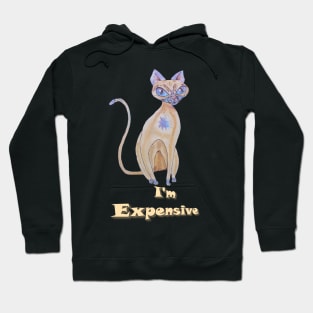 I'm Expensive, Cat Caricature Hoodie